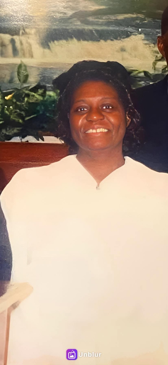 Overseer and Pastor Minnie M. Hudgins, founding pastor of Victory Freewill Pentecostal Church